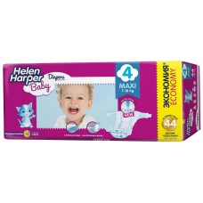 Helen Harper Детские подгузники Baby размер 4. Maxi (7-18 кг) 44 шт.
