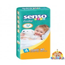 Senso Baby Ecoline подгузники maxi (7-18 кг), 40 шт ( Беларусь)