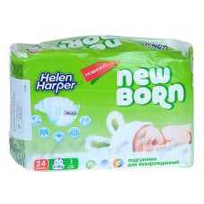 Helen Harper Детские подгузники Baby размер 1. Newborn (2-5 кг) 24 шт.