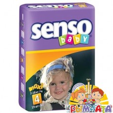 Senso Baby подгузники  maxi (7-18 кг), 19 шт