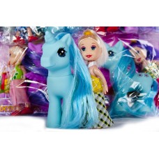 Игрушка My Little Pony (девочка + лошадка) в пакетика. 9 шт. на листе