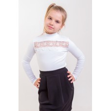 Детская школьная блузка «Кружевница»