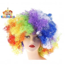 Карнавальный парик объемный "Кудри" цветной