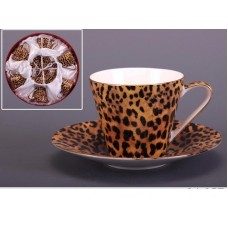 Чайный набор на 6 персон "Модерн леопард"